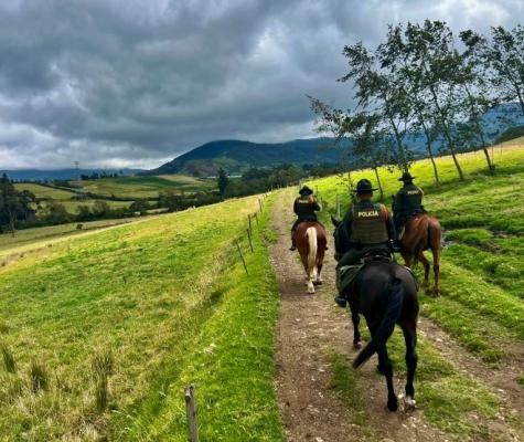 Actividades de prevención y control en Pasto e la Seccional de  Carabineros y Protección Ambiental, realizó un operativo de patrullaje montado