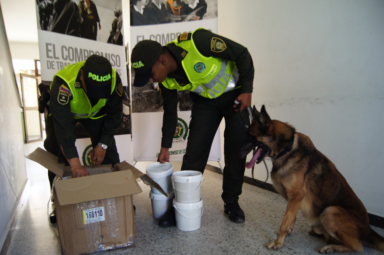 Controles con guías caninos
