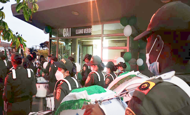 Vuelve a funcionar el CAI Llano Verde policia-cali-entrega-cai-llano-verde