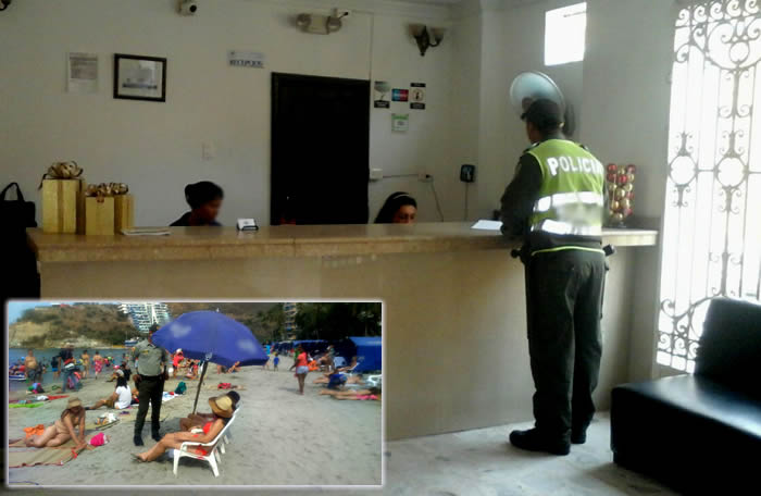 Lideramos campañas de “turismo responsable” policia-controles-turismo-santa-marta-colombia