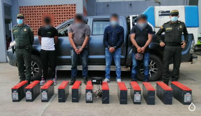 Materializadas cuatro capturas y recuperación de elementos hurtados