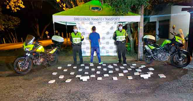 Policía Nacional se incauta de 24.000 dosis de marihuana tipo Creepy en la troncal del Magdalena Medio policia-magdalena-medio-capturado-marihuana
