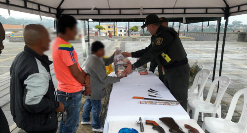 La paz y la convivencia llegan a Pereira   policia-plan-desarme-pereira