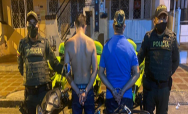 Tenían en su poder una pistola y un revólver sin el permiso para su porte