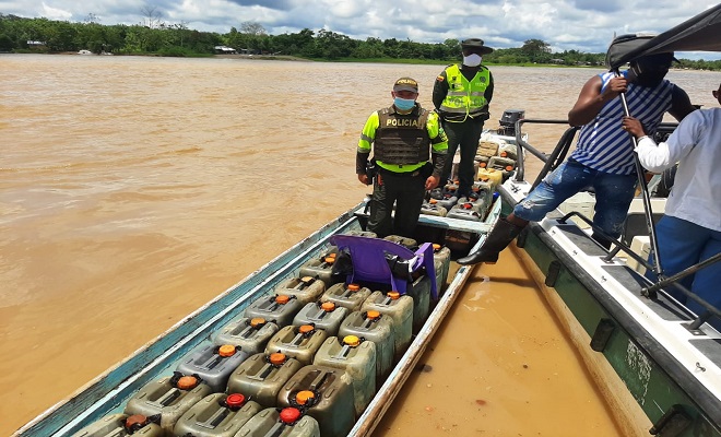 Policía incauta combustible ilegal en Quibdó Policía incauta combustible ilegal en Quibdó
