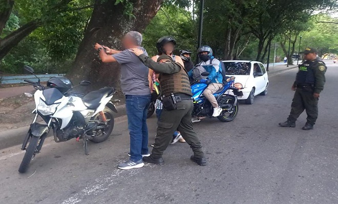 Policía Metropolitana de Neiva, entrega positivo balance del puente de Reyes