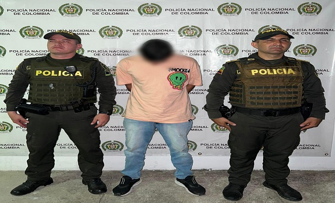 Policia Nacional da captura en flagrancia a dos personas 