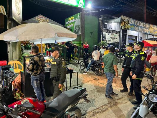 Policía Nacional de frente contra la delincuencia y mantener la seguridad y convivencia en la Capital Opita