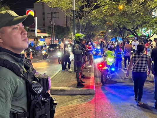Policía Nacional de frente contra la delincuencia y mantener la seguridad y convivencia en la Capital Opita