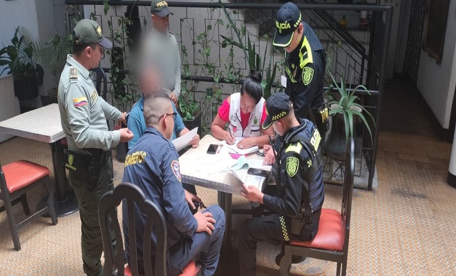 La Policía Nacional realiza controles a hoteles y residencias en Neiva  