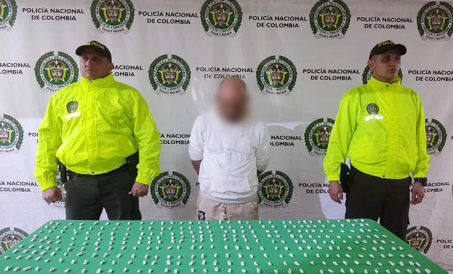 Policía Nacional, saca de las calles 1.000 dosis de bazuco