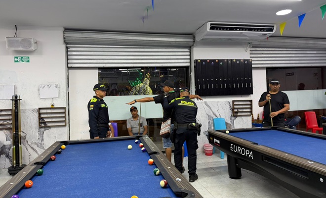 Policía realiza actividades de registro y control a la ciudadania