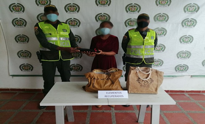 Recuperamos elementos hurtados y los devolvimos a su propietaria 