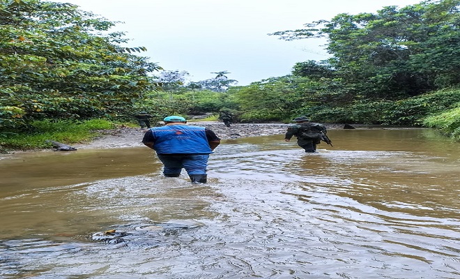 Policía y Ejercito continúan con acciones para contrarrestar la minería ilegal Policía y Ejercito continúan con acciones para contrarrestar la minería ilegal