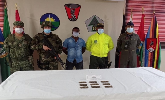 Policía y Ejército Nacional asestan otro golpe al ‘clan del golfo’ Policía y Ejército Nacional y capturado de ‘clan del golfo’