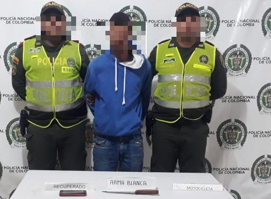 Sujeto capturado por hurto 