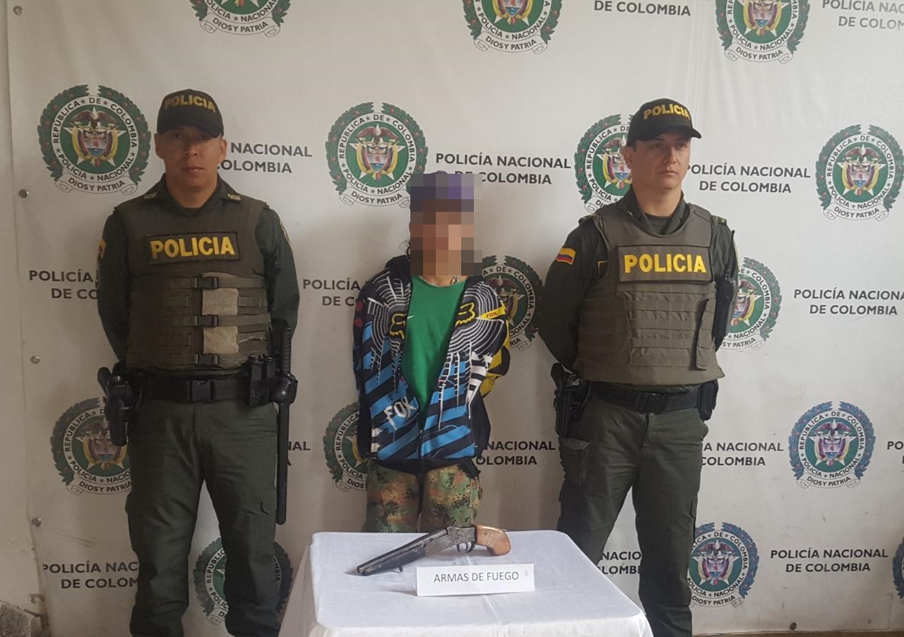 alias "serrucho" detenido nuevamente por porte ilegal de armas de fuego 