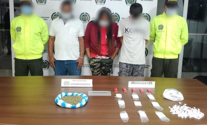 Capturados por trafico de estupefacientes