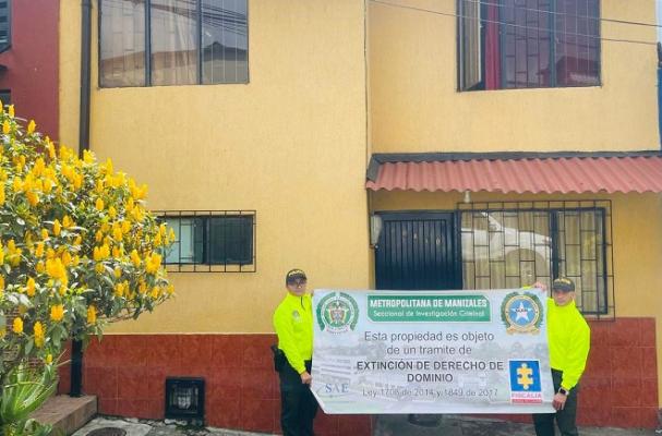 La SIJIN en coordinación con la Fiscalía aplicaron extinción de dominio Esta vivienda era instrumentalizada para actividades ilícitas