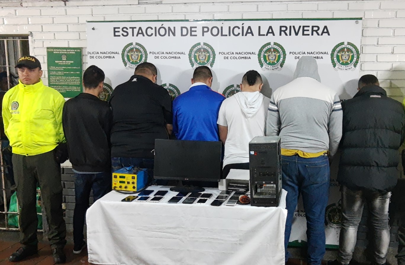 Capturados-con-celulares-hurtados Seis-capturados-por-receptación