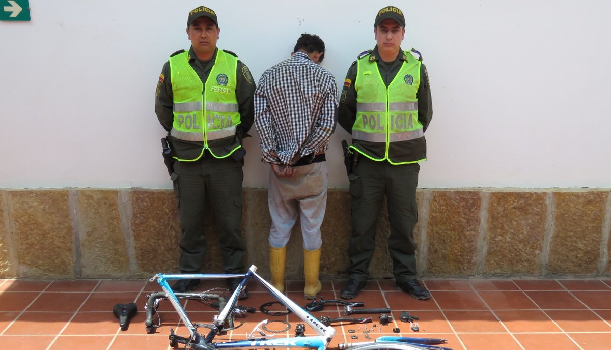Recuperamos bicicleta hurtada en Arcabuco Recuperamos bicicleta hurtada en Arcabuco