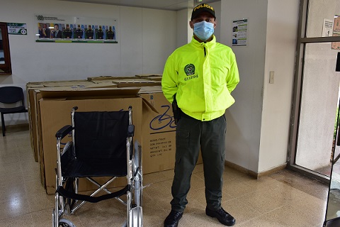 La Policía Nacional recupera 50 sillas de ruedas  La Policía Nacional recupera 50 sillas de ruedas