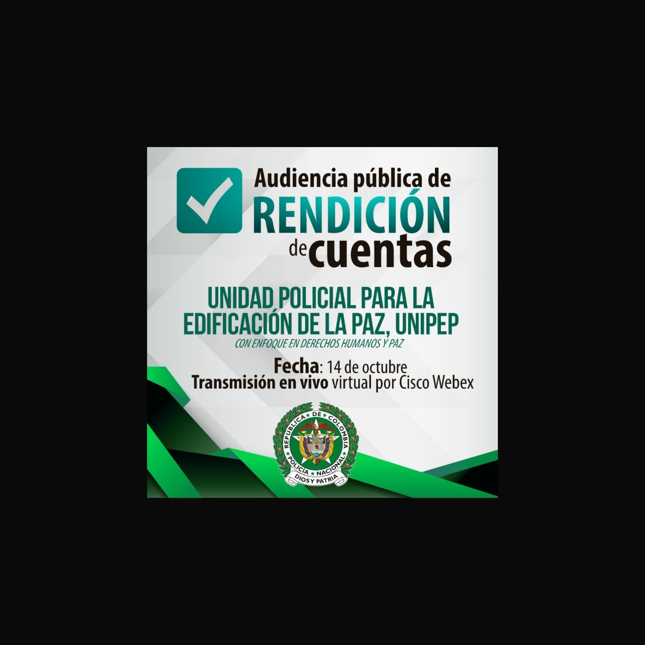 Rendición de cuentas UNIPEP 