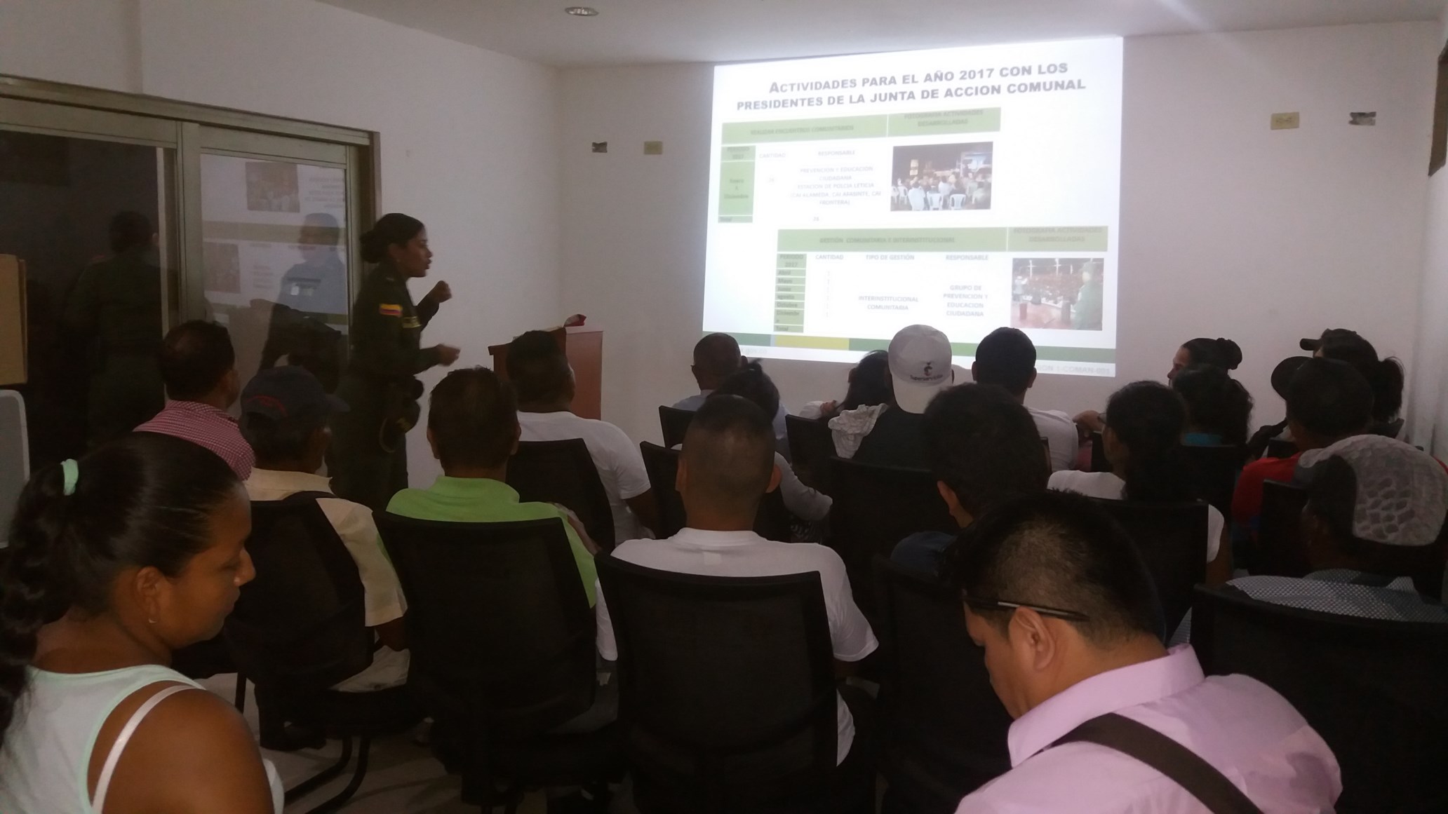 Reunión de presidentes de juntas de acción comunal