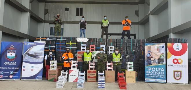 Aprehensión- cigarrillos- de- contrabando- en- Cartagena