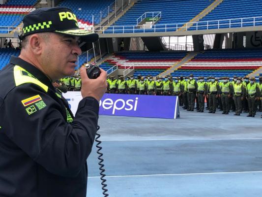 Dispositivo policial para el fin de semana futbolero en Cali