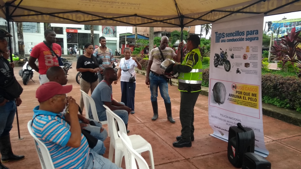 Sensibilizamos la ciudadanía sobre el uso del casco en Quibdó Sensibilizamos-la-ciudadanía-sobre-el-uso-del-casco-en-Quibdó