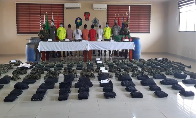 Sometidos a la justicia 05 integrantes del “clan del golfo” Sometidos a la justicia 05 integrantes del “clan del golfo”