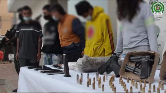 Capturados 16 presuntos integrantes del grupo delincuencial común organizado ´Los Pitufos‘ en Antioquia