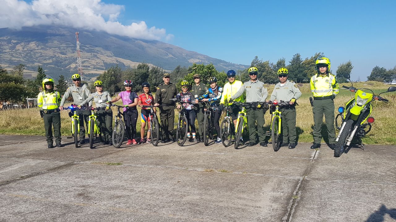Policía prepara travesía ciclística a chachagüí  El 3 de diciembre partirá caravana de ciclistas desde Pasto