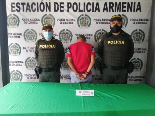 Sujeto es capturado por orden judicial en Armenia Sujeto es capturado por orden judicial en Armenia