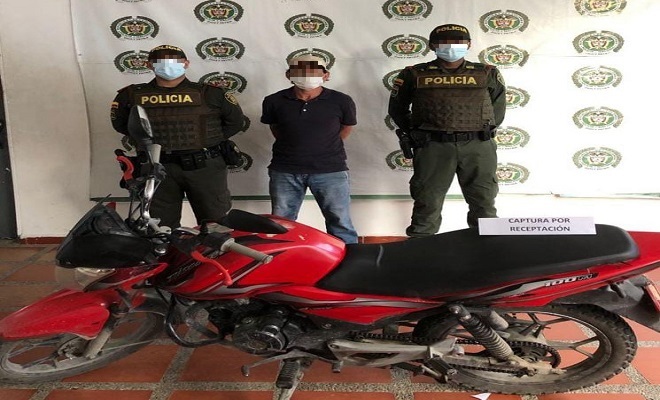 Una persona capturada en flagrancia por receptación Una persona capturada en flagrancia por receptación