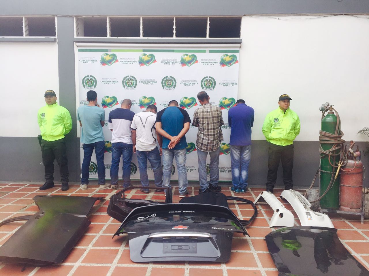 Desarticulada la estructura delincuencial ‘los volqueteros’