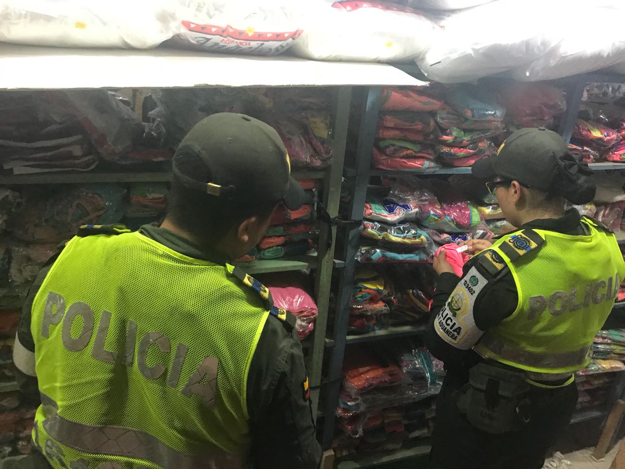 Mercancía de contrabando Aprehensión