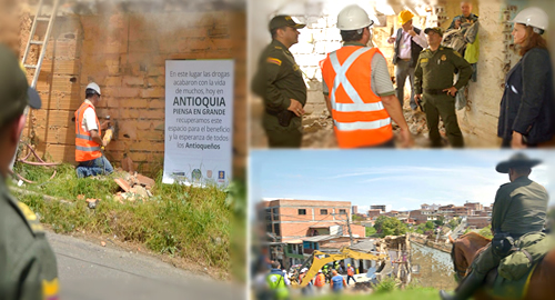 Destruidas-casas-venta de estupefacientes-Rionegro-policia