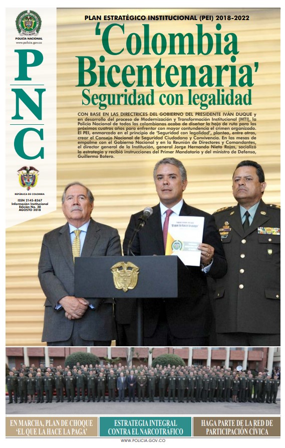 Peri&oacute;dico PNC Edici&oacute;n 30 - &lsquo;Colombia Bicentenaria&rsquo; Seguridad con legalidad