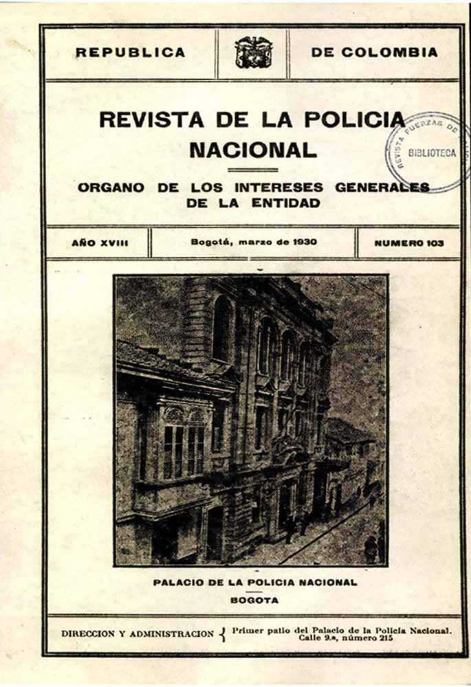 Portada de la Revista de la Polic&iacute;a