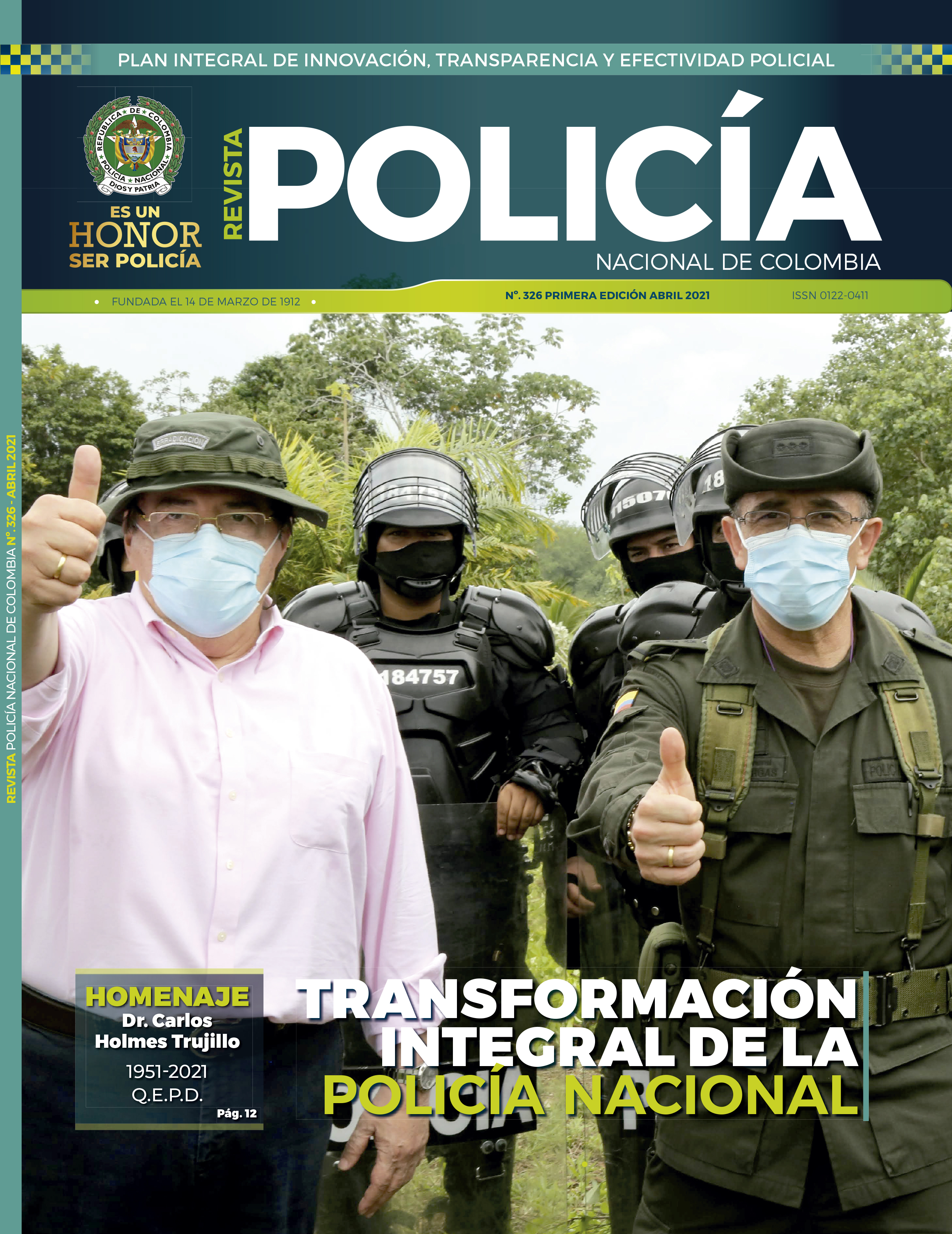 Revista Policía Nacional edición 326