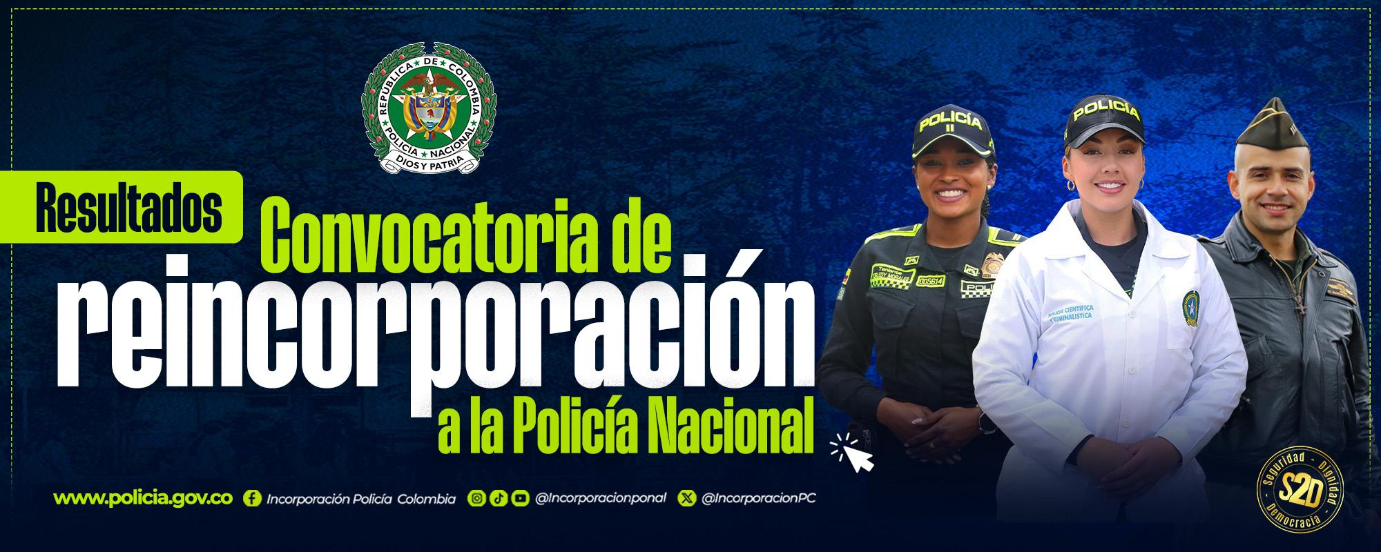 Resultados convocatoria 103 y 206 2025