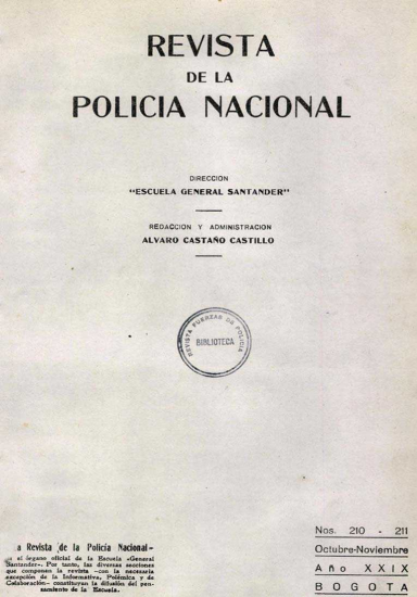 Portada de la Revista de la Policía