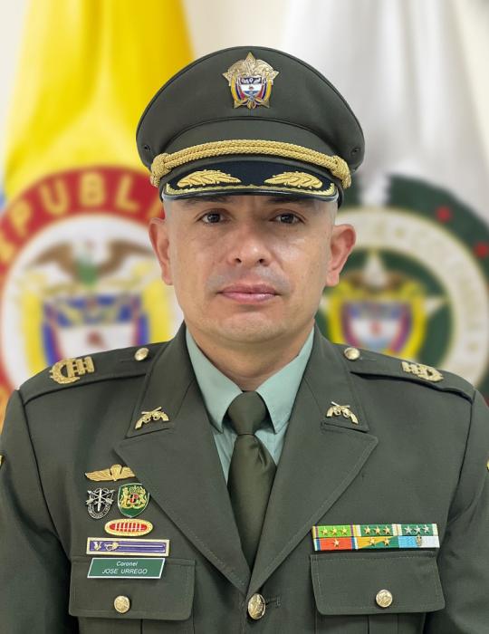 Cr Jos&eacute;  Hair Urrego Baquero Comandante de Policia Choc&oacute;