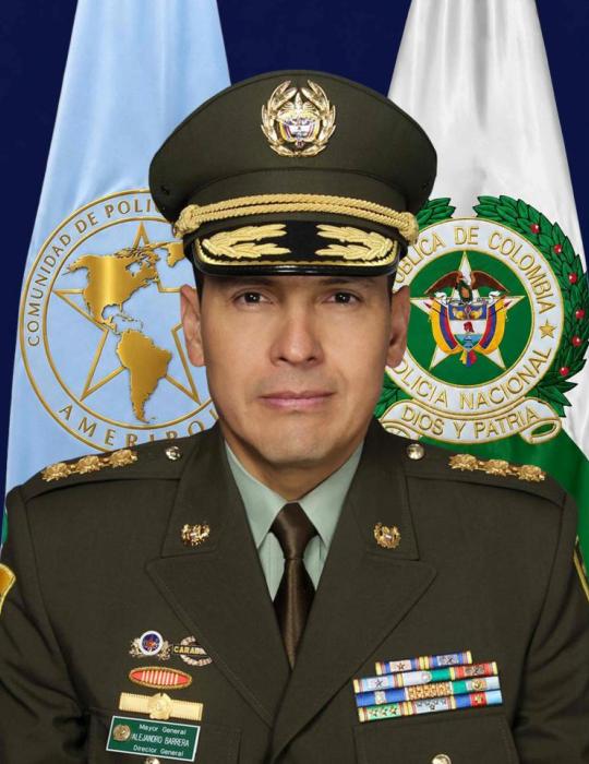Mayor general Jes&uacute;s Alejandro Barrera Pe&ntilde;a