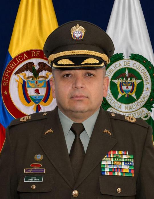 Coronel Ferney Mart&iacute;n Romero