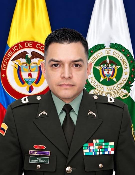 Mayor Germ&aacute;n Yesid Camacho Molina